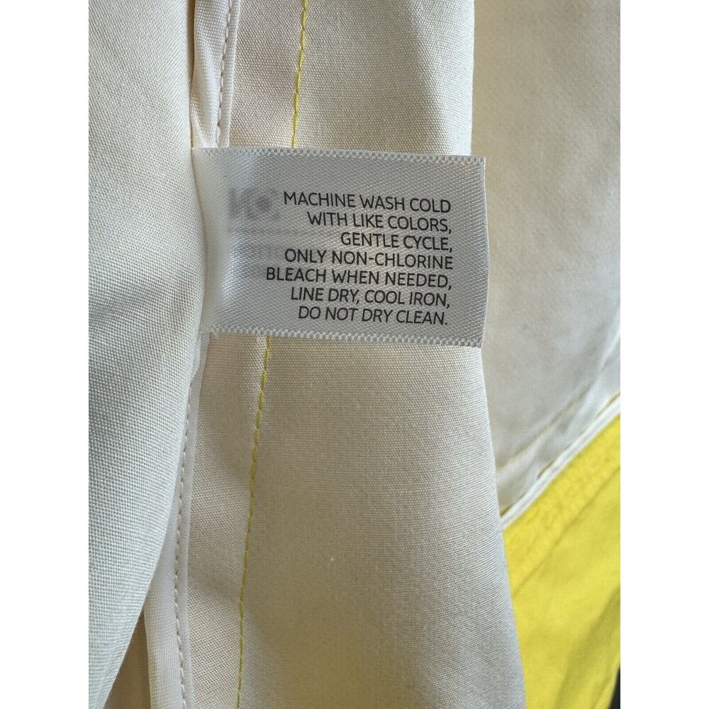 Old Navy Three Button Raincoat, Canary Yellow, Sz… - image 8